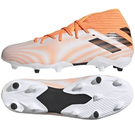 Adidas Nemeziz.3 Fg M FW7350 football boots orange, white white Adidas Nemeziz.3 Fg M FW7350 football boots orange, white white