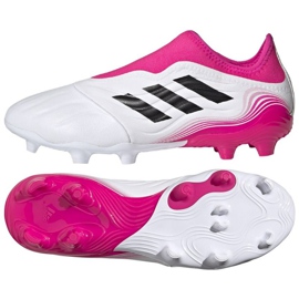 Adidas Copa Sense.3 Ll Fg M FW7268 football boots navy blue, white, pink white Adidas Copa Sense.3 Ll Fg M FW7268 football boots navy blue, white, pink white