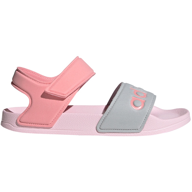Sandals for children adidas Adilette Sandal K gray-pink FY8849