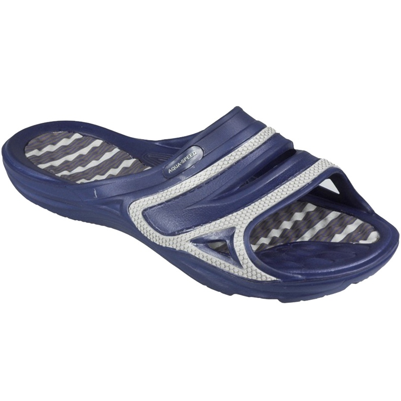 Aqua-Speed ​​Tahiti men's slippers navy blue col.10