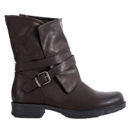 Seastar Dark brown eco leather workers