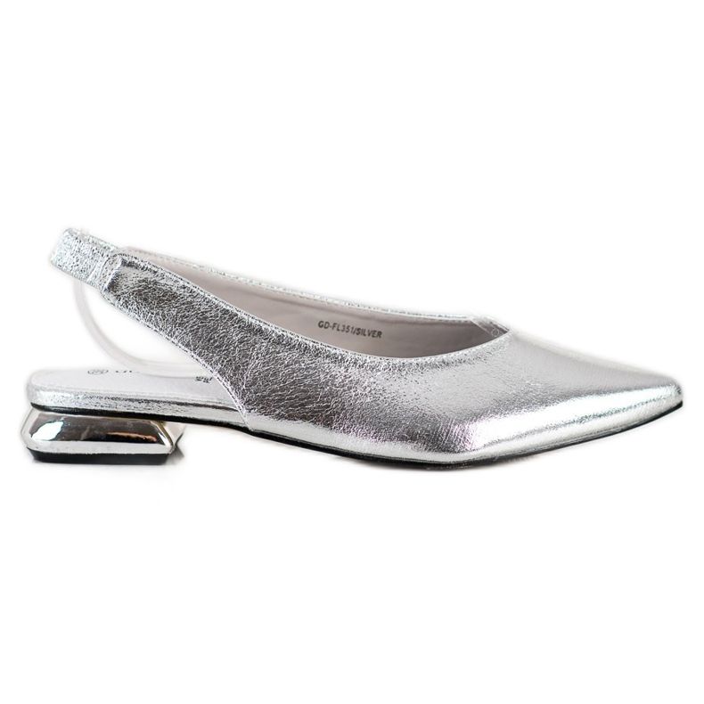 Goodin Slip-on Silver Pumps