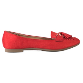 Kayla Fashionable loafers red Kayla Fashionable loafers red