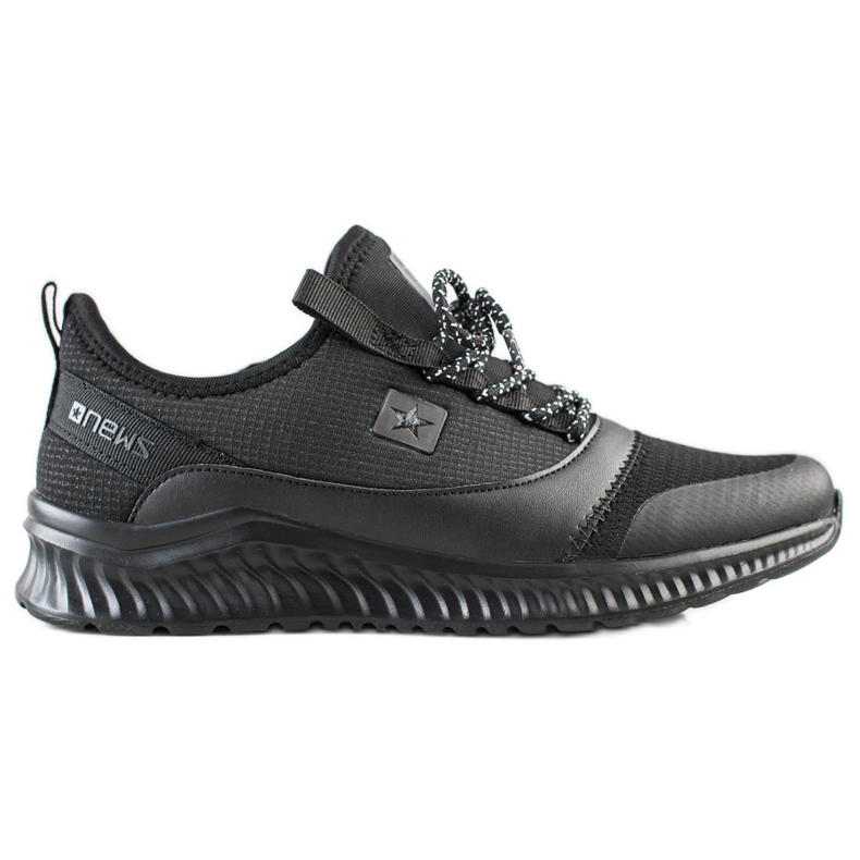 SHELOVET Light Sports Sneakers black