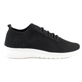 SHELOVET Comfortable Openwork Sports Shoes black