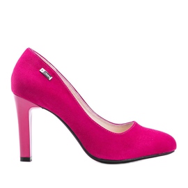 Pink pumps on a Blair stiletto heel