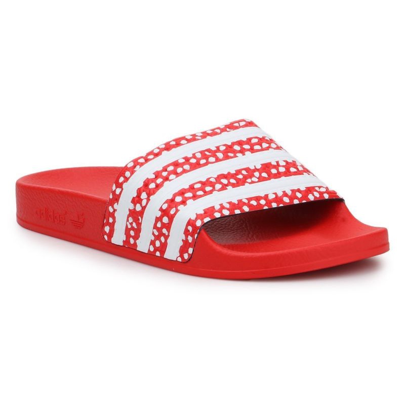 Adidas adilette W FX5921 slippers white red - KeeShoes