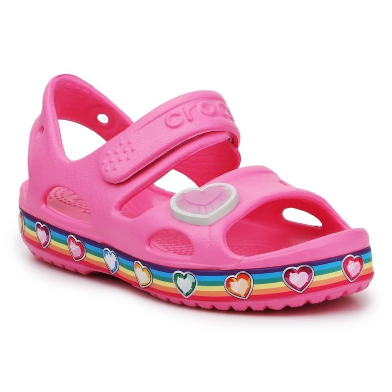 Crocs Fun Lab Rainbow Sandal 206795-669 pink