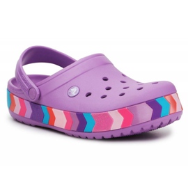 Crocs Chevron Beaded Clog K 207007-5PR purple