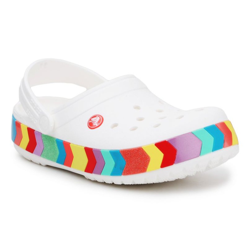 Crocs Crocband Chevron Beaded Clog K 207007-100 white