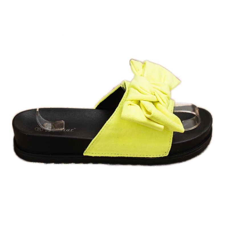 Seastar Slippers With A Bow yellow