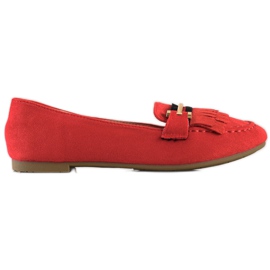Anesia Paris Stylish loafers red