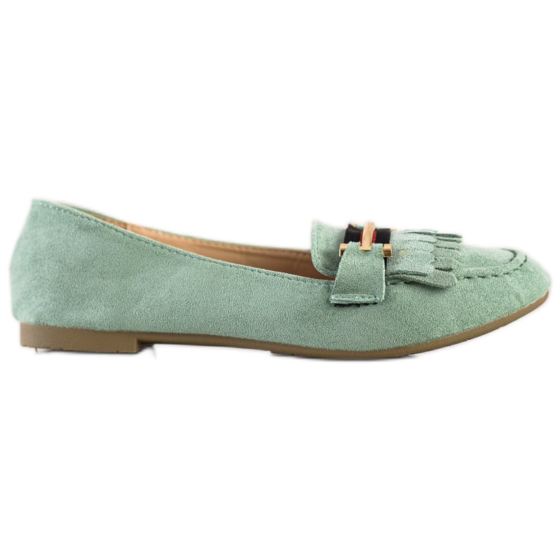 Anesia Paris Stylish loafers green