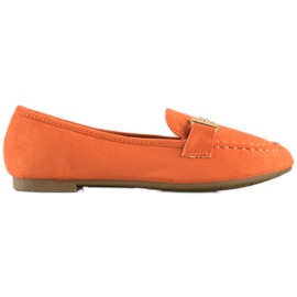 Anesia Paris Elegant loafers orange