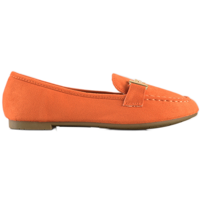 Anesia Paris Elegant loafers orange