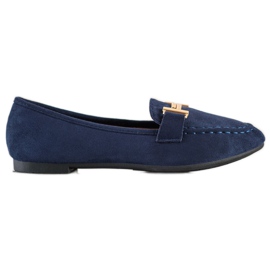 Anesia Paris Elegant loafers navy blue blue