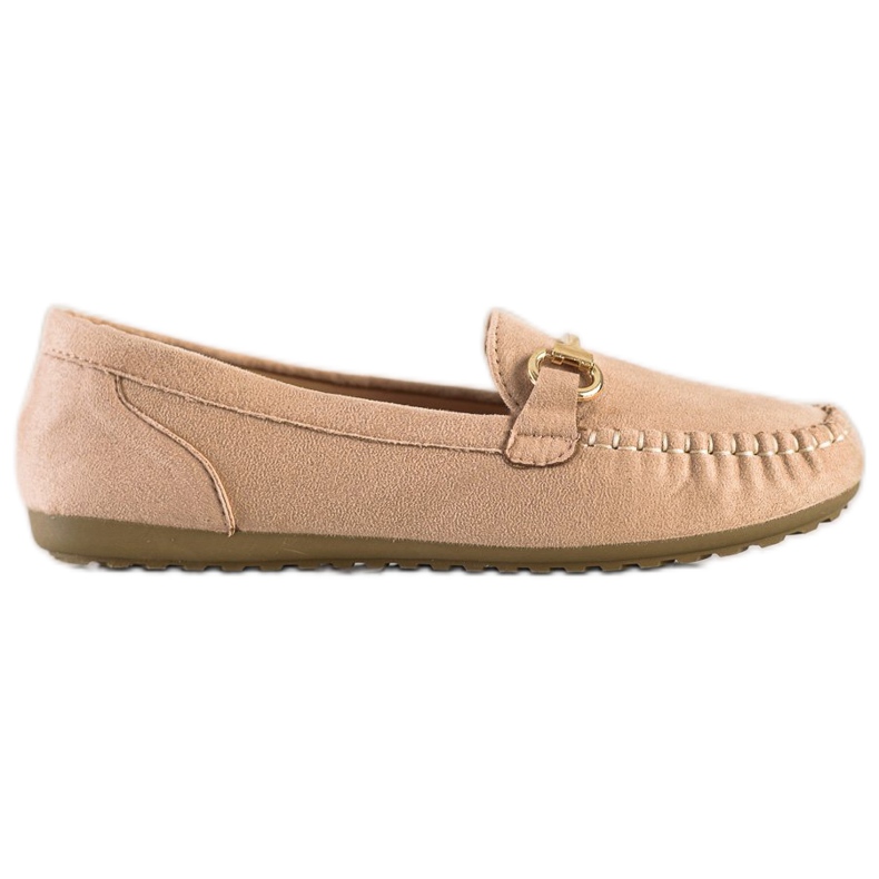SHELOVET Suede loafers beige SHELOVET Suede loafers beige