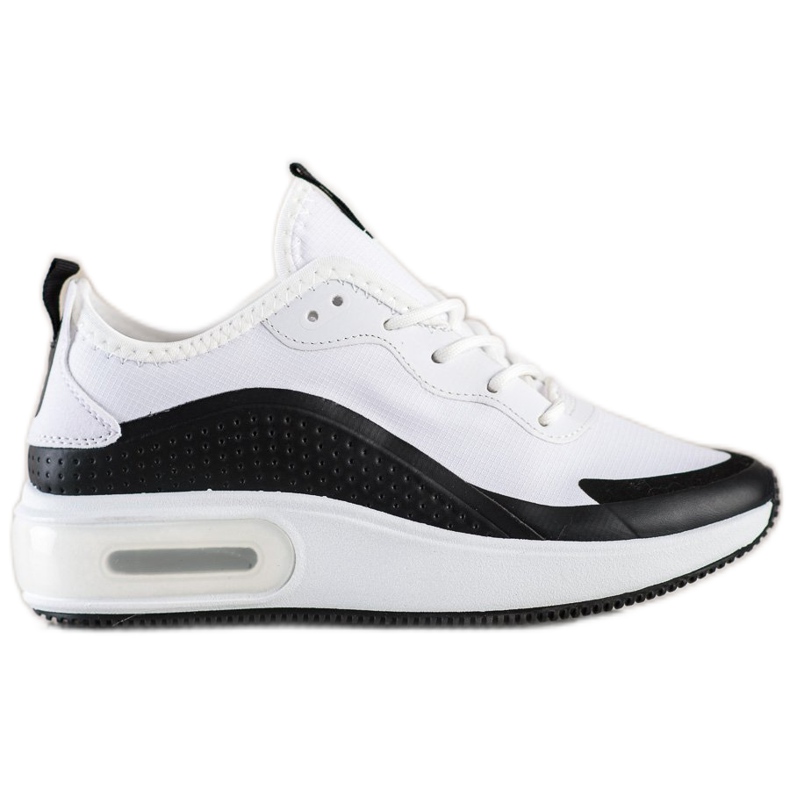 SHELOVET Sports Sneakers On The Platform white black