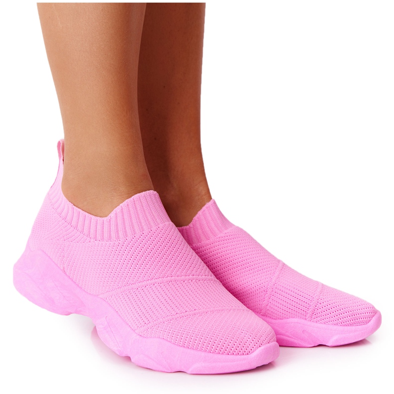 PS1 Women's Sport Shoes Slip-on Pink Yoga Class