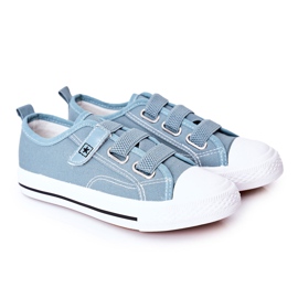 EVE Children's Blue Avengers Velcro Sneakers