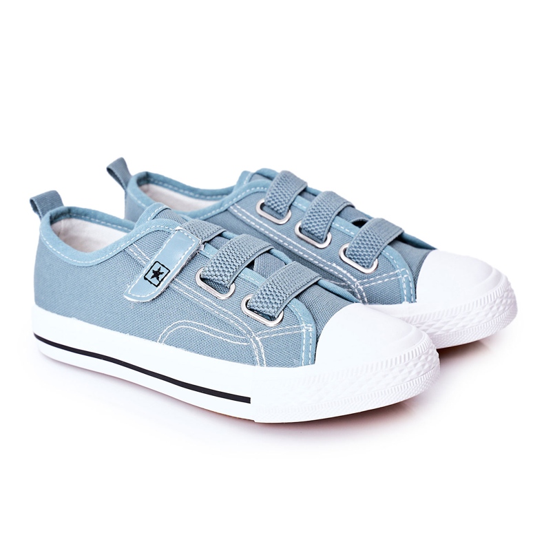 EVE Children's Blue Avengers Velcro Sneakers