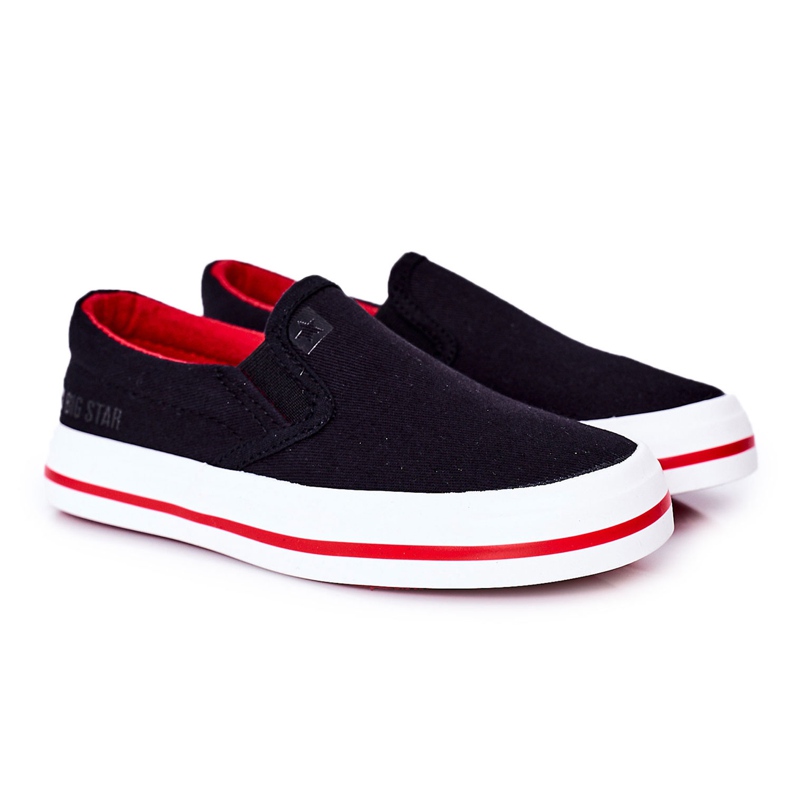 Children's Slip-On Big Star HH374013 Black Slip-On Sneakers