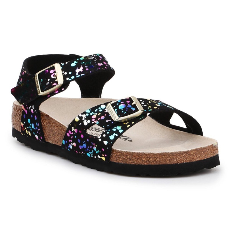 Birkenstock Rio Kids 1019707 sandals black yellow