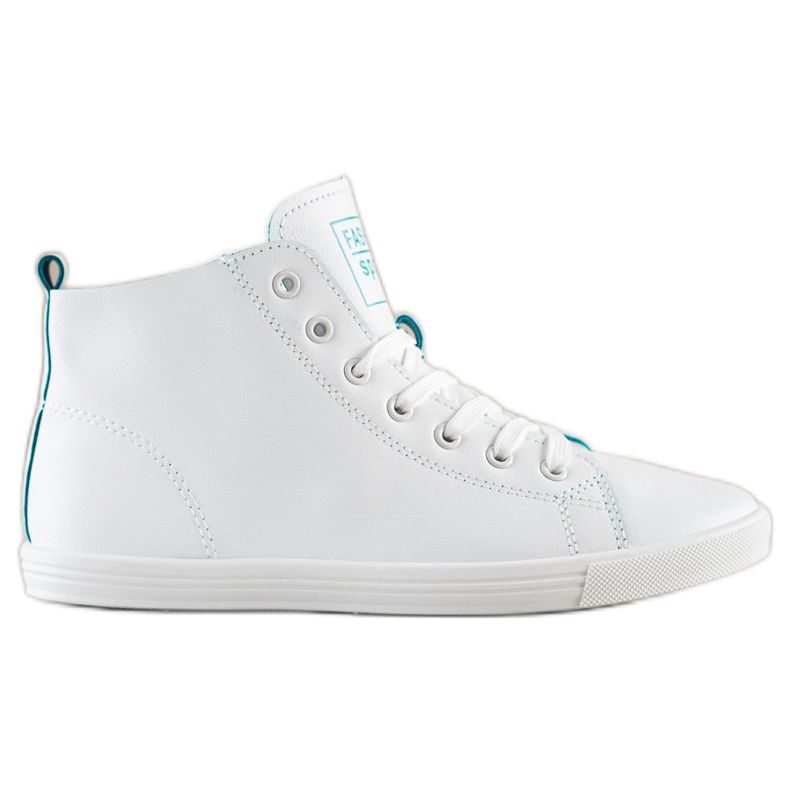 Ideal Shoes High Fashion Sports Shoes Sneakers white Ideal Shoes High Fashion Sports Shoes Sneakers white