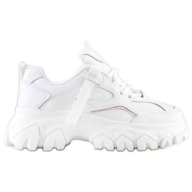 SHELOVET White Fashion Sneakers