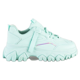 SHELOVET Mint Fashion Sneakers green