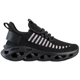 SHELOVET Black Fashion Sneakers