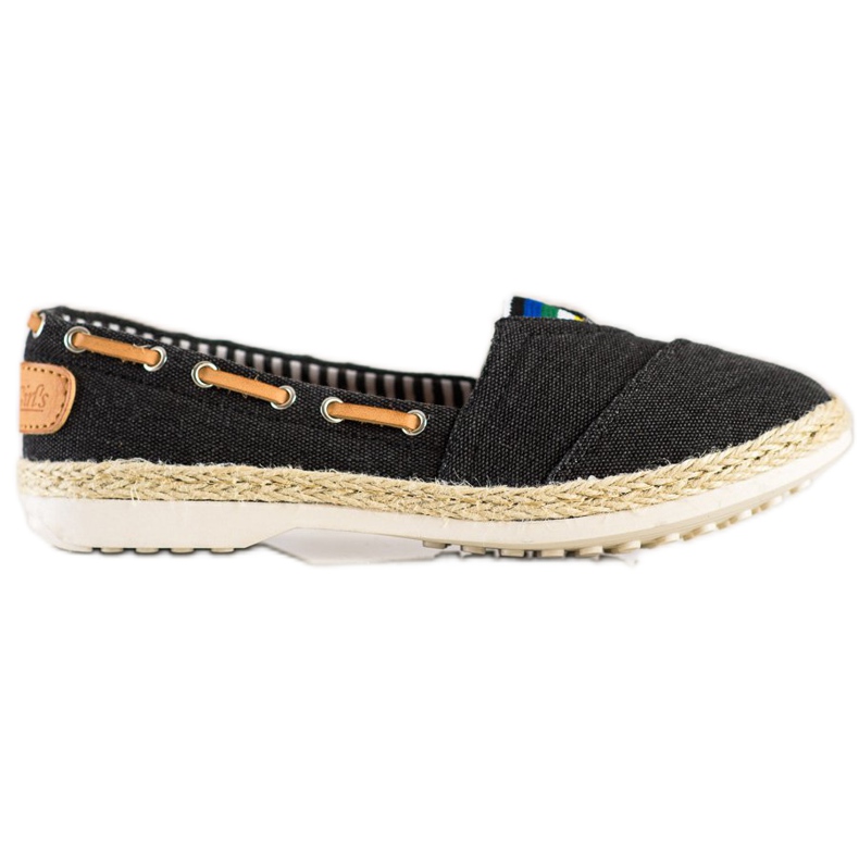 Beauty Girl'S Textile Espadrilles black