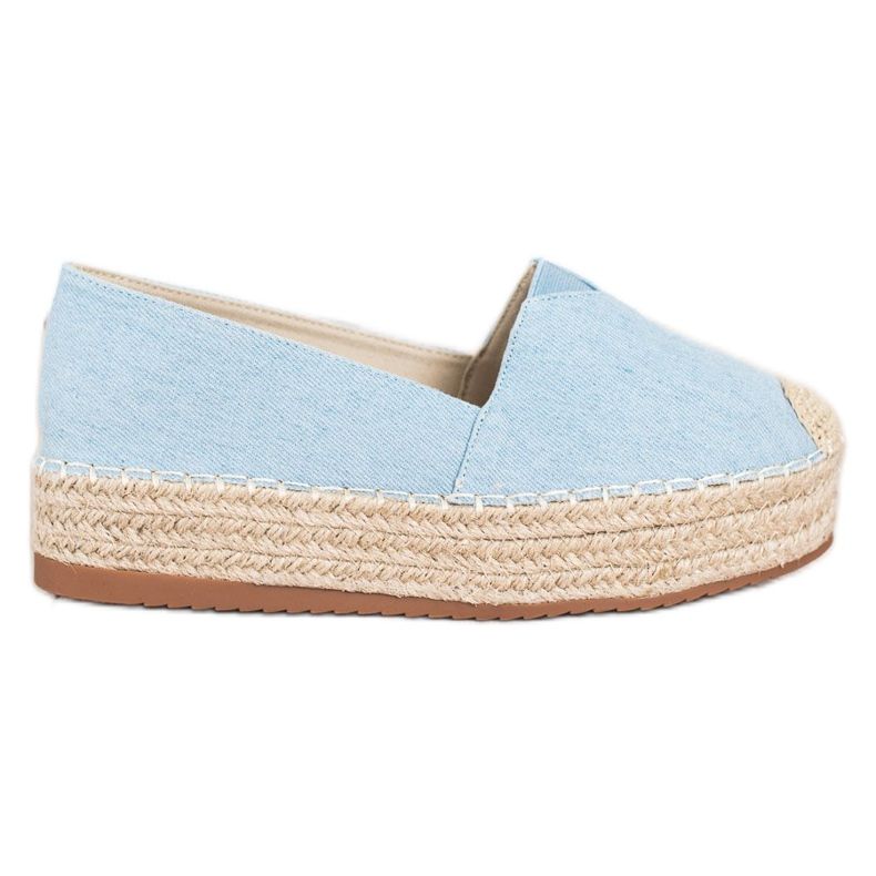 SHELOVET Fashionable Espadrilles blue