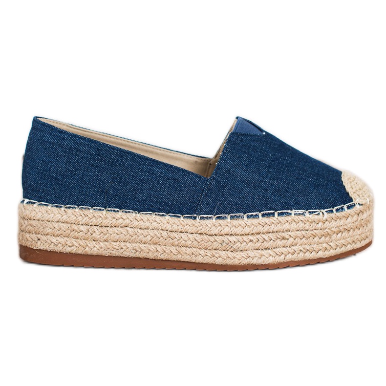 SHELOVET Fashionable Espadrilles blue