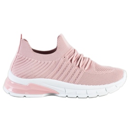 Bella Paris Openwork Sneakers pink Bella Paris Openwork Sneakers pink