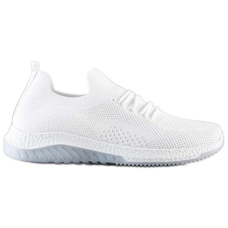 Camo Openwork White Sneakers