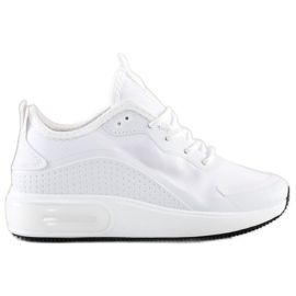 SHELOVET Sports Sneakers On The Platform white