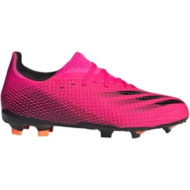 Adidas X Ghosted.3 Fg Jr FW6935 football boots multicolored pink