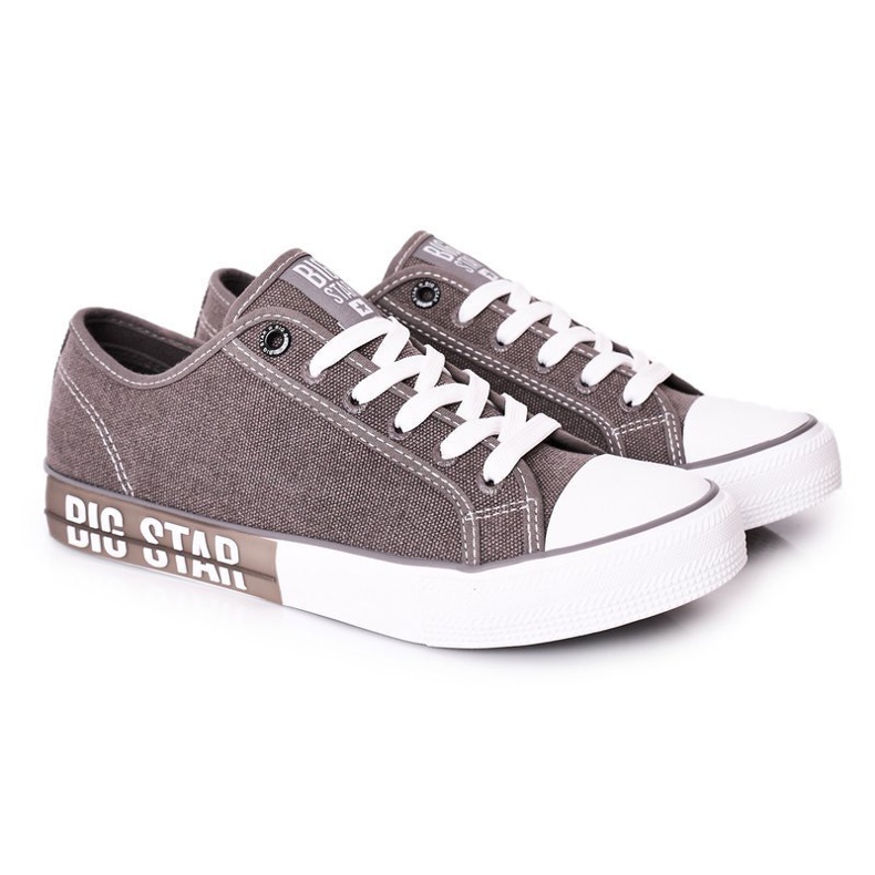 Men's Big Star Gray Sneakers HH174049 grey