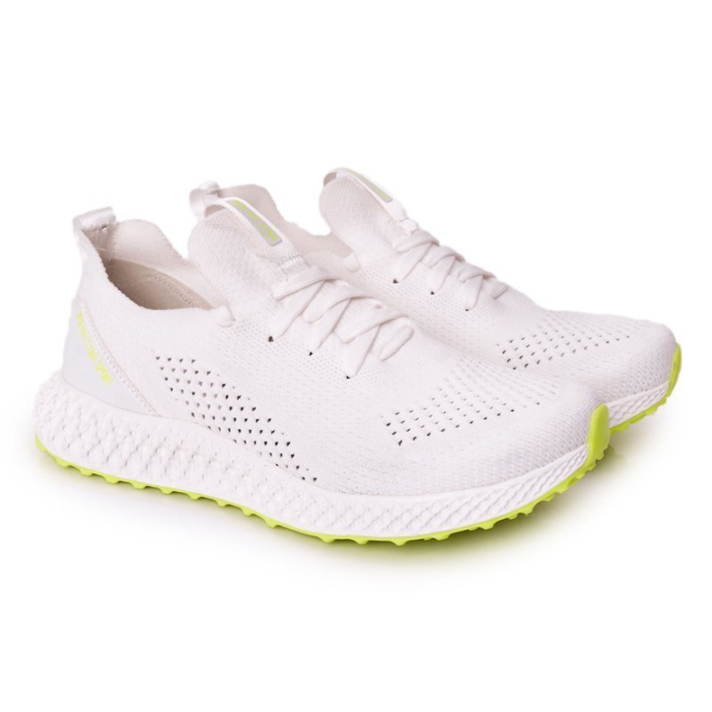 Men's Sports Shoes Memory Foam Big Star FF174235 White-Lime green Men's Sports Shoes Memory Foam Big Star FF174235 White-Lime green