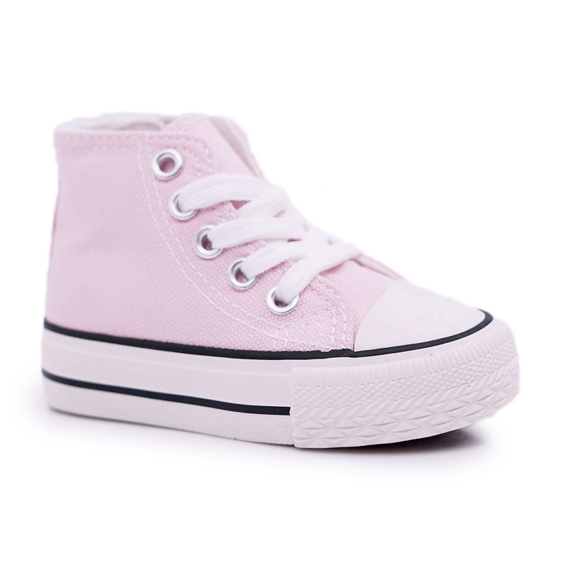 FRROCK Children's Classic High Pink Filemon Sneakers ['pink']