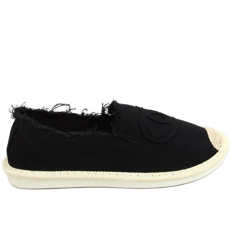 Black women's espadrilles NB273P Black