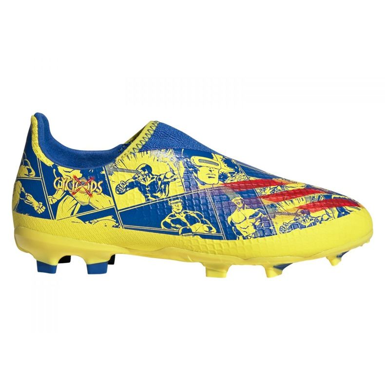 Adidas X Ghosted.3 Ll Fg Jr GZ7557 football boots multicolored yellow