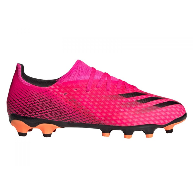 Adidas X Ghosted.3 Mg M FW6973 football boots graphite, pink pink Adidas X Ghosted.3 Mg M FW6973 football boots graphite, pink pink