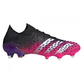Adidas Predator Freak.1 Low Sg M FW7246 football boots graphite, black, purple black