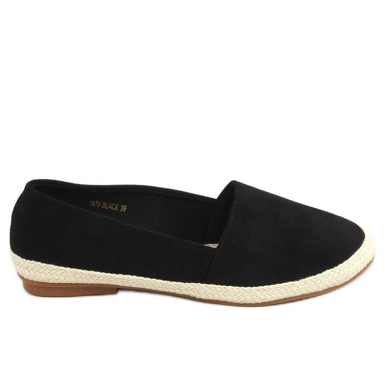 Black 7870 Black espadrilles sneakers