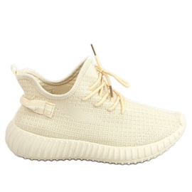 Beige sports socks 7817 LT.BEIGE Beige sports socks 7817 LT.BEIGE