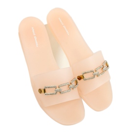 Beige Meliski 3704 Beige slippers Beige Meliski 3704 Beige slippers