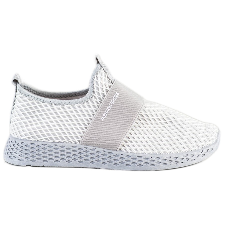 SHELOVET Slip-on Sneakers With Mesh grey