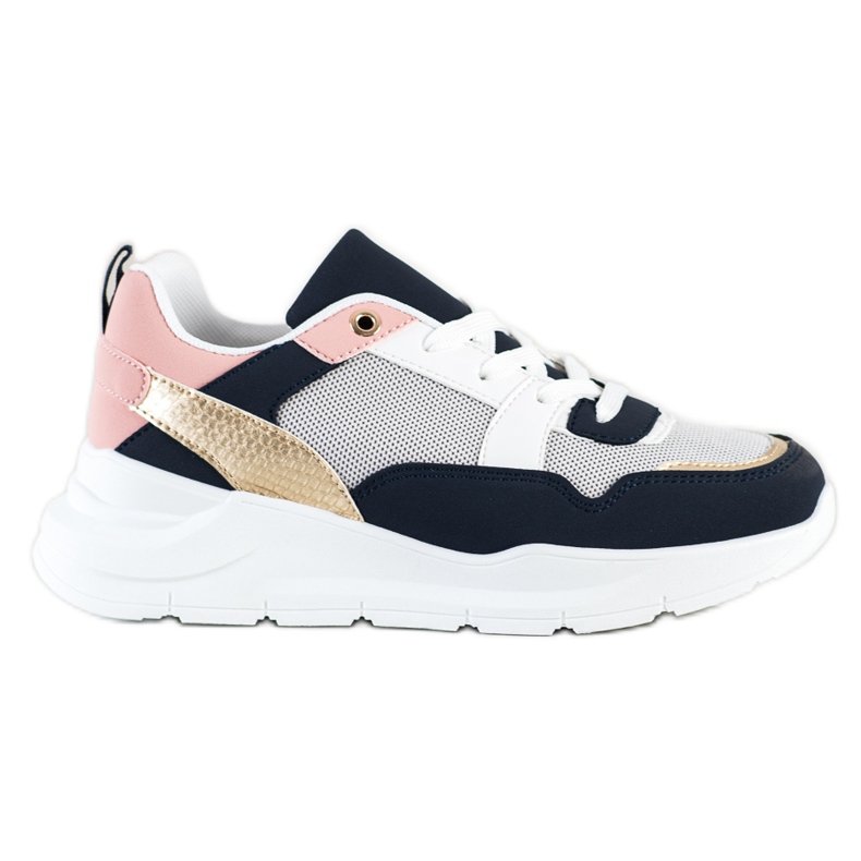 SHELOVET Stylish Sneakers With Mesh multicolored